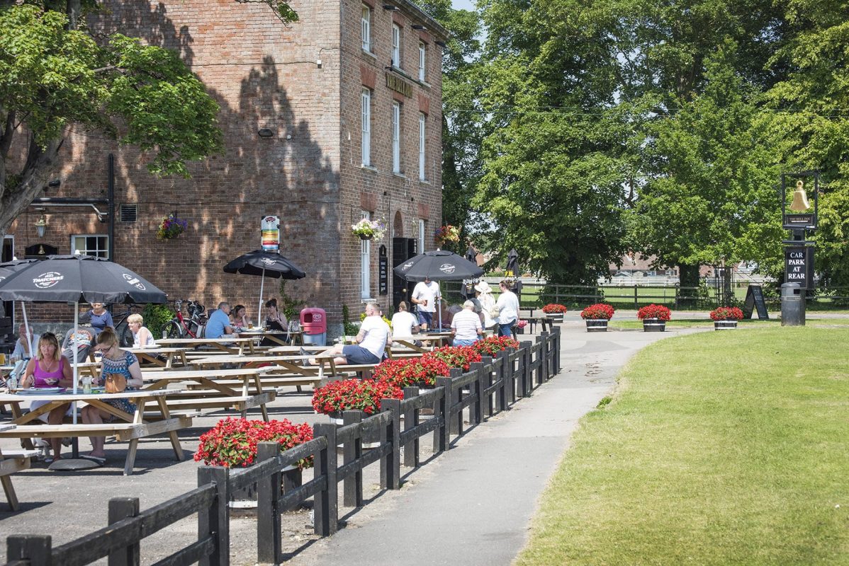 Outside seating